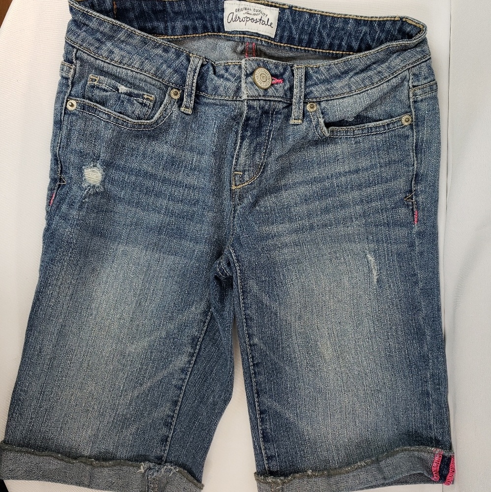Aeropostale denim shorts size 0